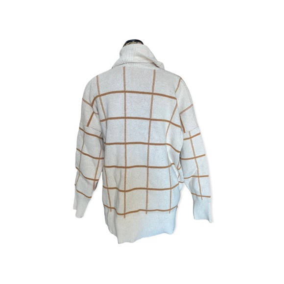 NWT Madewell Pearldale Turtleneck Sweater in Windowpane - Picture 7 of 7